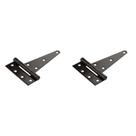 Dobradiças National Hardware N129-155 V286 Extra Heavy T pretas 6"