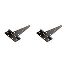 Dobradiças National Hardware N129-213 V286 Extra Heavy T Black, pacote com 2 unidades