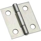 Dobradiças National Hardware N146-043 V518, pino não removível, zincado, pacote com 2