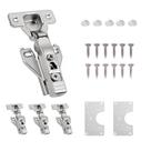 Dobradiças para Armário Mirdinner com Fechamento Suave 105 - Kit com 4 Unidades