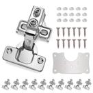 Dobradiças para armário Mirdinner, kit com 10 unidades, 105, fechamento suave Dobradiças para armário Mirdinner, kit com 10 unidades, 105, fechamento suave