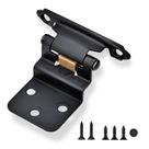 Dobradiças para Armário OMANSKO 3/8" Preto Fosco com Fechamento Automático Dobradiças para Armário OMANSKO 3/8" Preto Fosco com Fechamento Automático