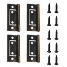 Dobradiças para Armário STFRBTH 5 x 2,5 cm Bronze 4 Peças Sem Embutir Dobradiças para Armário STFRBTH 5 x 2,5 cm Bronze 4 Peças Sem Embutir