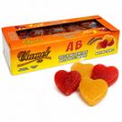 Doce clamel abobora batata coração ab c/50 embalado