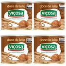 Doce De Leite Cremoso Viçosa Tradicional Lata 800g Kit 4 Unidades