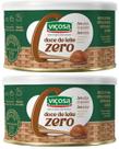 Doce De Leite Premium Viçosa Zero Açúcar Zero Lactsose Lata 400 Gramas Kit 2 Latas