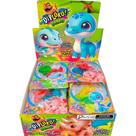 Doce Dino GUMMY Balas de Gelatina Tutti Frutti Display com 24 Unidades