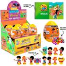 Doce OVO Surpresa 3 Palavrinhas Display com 12 Unidades