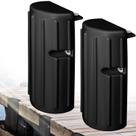Dock Bumper Fender JYINCPED para barco, Dock Edge ou Side, pacote com 2