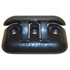 Dock Cleat Dock Edge Flip Up 8 cm em alumínio preto
