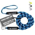 Dock Line SandShark Premium Anchor Bungee, de 7 a 14 pés, azul