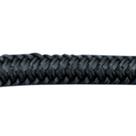 Dock Line Sea Dog 302112020BK-1 de nylon trançado duplo 1/2 x 6 m