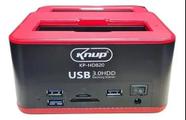 Dock Station SSD SATA USB 3.0 Knup HD-820 HD e SSD 2.5 e 3.5 Dock Station SSD SATA USB 3.0 Knup HD-820 HD e SSD 2.5 e 3.5