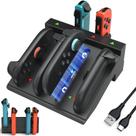 Dock Switch Joycon de carregamento para Nintendo Switch 2 e 1 e OLED
