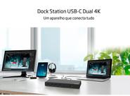 Docking Station WL-UG69DK1 com USB-C Dual 4K