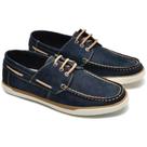 Dockside Masculino Couro Calce Fácil Elástico Costurado