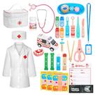 Doctor Kit Anpro para crianças com conjunto Pretend Play de 34 peças