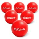 Dodgeball GoSports Soft Skin Foam Playground, pacote com 6 unidades, 15 cm, vermelho