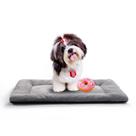 Dog Bed Crate Pad VERZEY, ultramacia e lavável para cães pequenos