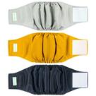 Dog Belly Wrap Wegreeco lavável G-Small (pacote com 3)
