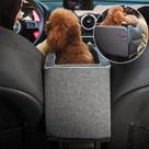 Dog Cat Booster Seat PJDDP Travel Car Carrier Bed Grey Dog Cat Booster Seat PJDDP Travel Car Carrier Bed Grey
