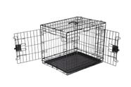 Dog Crate Amazon Basics Fio de metal dobrável durável de 30 cm