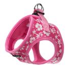 Dog Harness Bark Appeal Pink Hibiscus para animais de estimação de pequeno e médio porte