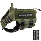 Dog Harness PETNANNY Tactical Service Colete para cães verde tamanho L Dog Harness PETNANNY Tactical Service Colete para cães verde tamanho L