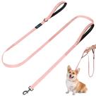Dog Leash PuppyDoggy para cães pequenos e médios 180 cm rosa