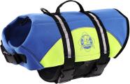 Dog Life Jacket Paws Abroad Neoprene para natação azul/amarelo Dog Life Jacket Paws Abroad Neoprene para natação azul/amarelo
