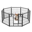 Dog Playpen Simple Deluxe para interior/exterior de 24 cm e 8 painéis