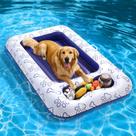 Dog Pool Float MoKo para cães pequenos, médios e grandes, azul