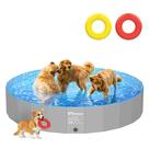 Dog Pool Peteast dobrável com 2 discos voadores para cães grandes Dog Pool Peteast dobrável com 2 discos voadores para cães grandes