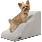 Dog Stairs aodisman, rampa de 3 degraus para sofá e cama, cinza claro