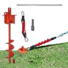 Dog Stakes Tyalez Heavy Duty Hold 160 kg para cães grandes 17 cm