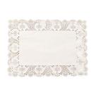 Doilies Souplast Retangular Branco Toalha Rendada 20x30 40un