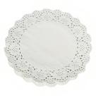 Doilies toalha de papel rendado Redondo Branco 26,7cm 52un
