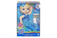 Doll Baby Alive Shimmer 'n Splash Mermaid com cabelo BLD