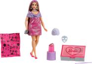 Doll Barbie Party Unboxed Glam Party com 10 surpresas de mais de 3 anos
