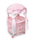 Doll Bed Badger Basket Pavilion com tapete acolchoado para bonecas de 18 polegadas