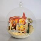 Doll House Cutebee Miniature DIY com móveis para crianças