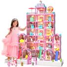 Doll House KLADNDER, 7 andares, 29 quartos enormes para meninas com acessórios