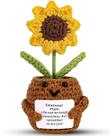 Doll JELUTAR Mini Funny Positive Potato com cartão positivo de 8 cm