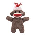 Doll Schylling Sock Monkey Baby Brown 16,5 cm de altura para todas as idades Doll Schylling Sock Monkey Baby Brown 16,5 cm de altura para todas as idades