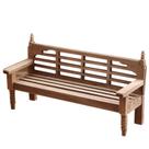 Dollhouse Furniture Vintage Outdoor Park Madeira compensada de escala 1/12