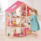 Dollhouse Tiny Land Wooden 6 quartos com 30 móveis para meninas de 3 anos ou mais Dollhouse Tiny Land Wooden 6 quartos com 30 móveis para meninas de 3 anos ou mais