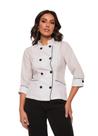 Dolma Chef Feminina Manga 3/4 Ivy Branco