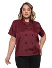 Dolma Chef Feminina Plus Size Teodora Bordô