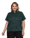 Dolma Chef Feminina Plus Size Teodora Musgo Dolma Chef Feminina Plus Size Teodora Musgo