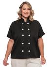 Dolma Chef Feminina Plus Size Teodora Preto